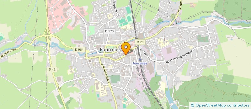localisation de l'entreprise MADAME FANNY HOURRIER à FOURMIES