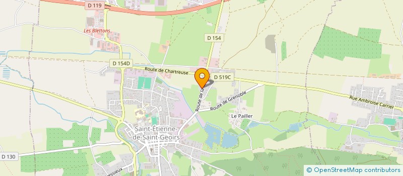 localisation de l'entreprise MADAME FANNY HOUSSAYS  SAINT-ETIENNE-DE-SAINT-GEOIRS