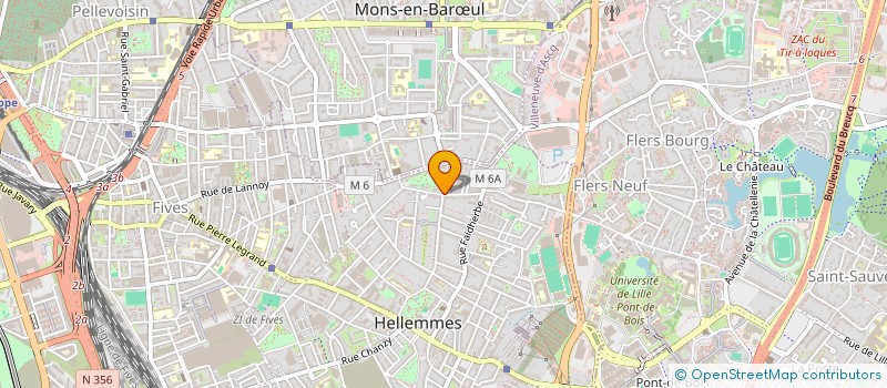 localisation de l'entreprise MADAME FANNY HOUZE  LILLE