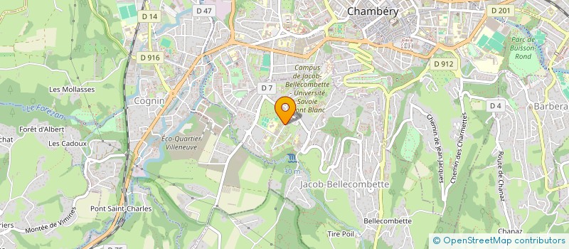 localisation de l'entreprise MADAME FANNY HUISSOUD  JACOB-BELLECOMBETTE