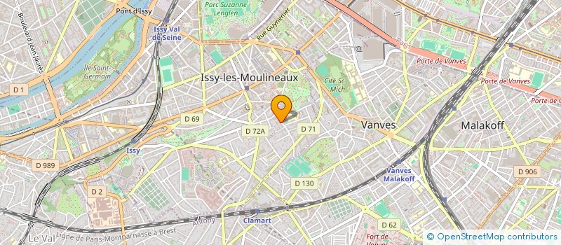 localisation de l'entreprise MADAME FANNY HUOT à ISSY-LES-MOULINEAUX
