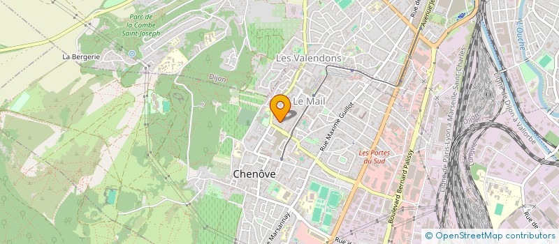 localisation de l'entreprise MADAME FANNY IMBERT  CHENOVE