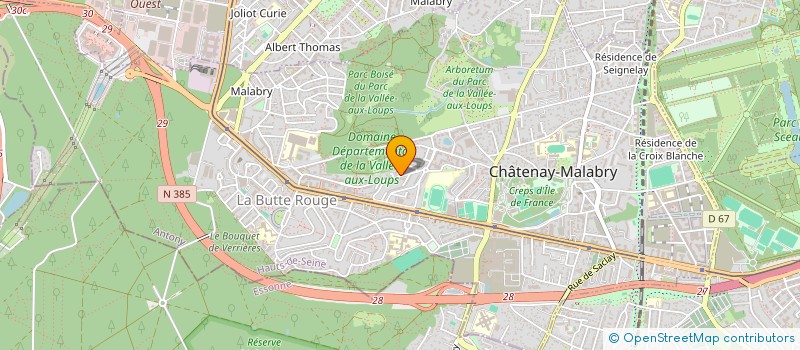 localisation de l'entreprise MADAME FANNY INES ANAIS MICHEL  CHATENAY-MALABRY