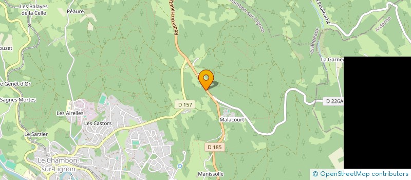 localisation de l'entreprise MADAME FANNY JAMON  LE CHAMBON-SUR-LIGNON