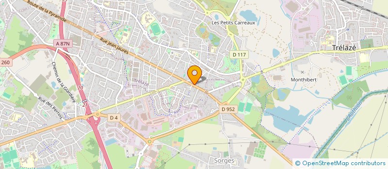 localisation de l'entreprise MADAME FANNY JEANNIN  SAINT-BARTHELEMY-D'ANJOU