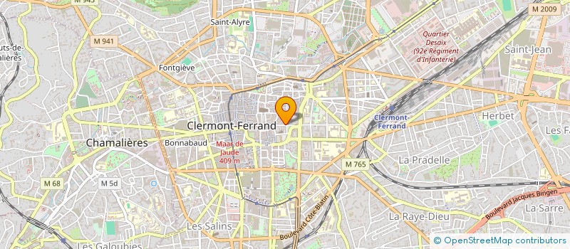 localisation de l'entreprise MADAME FANNY JEUNE  CLERMONT-FERRAND