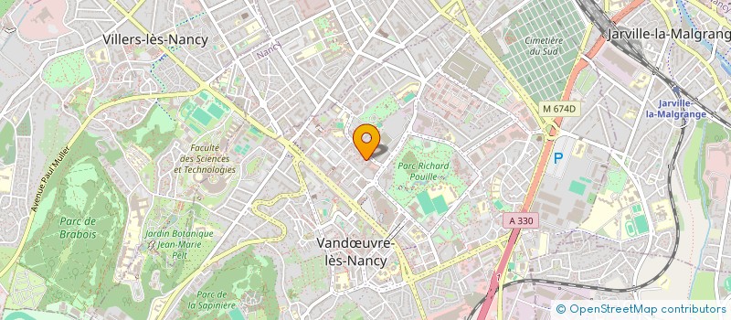 localisation de l'entreprise MADAME FANNY JOFFROY  VANDUVRE-LES-NANCY