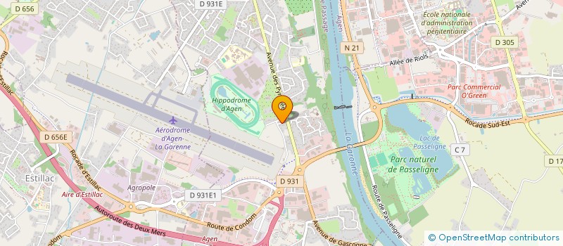 localisation de l'entreprise MADAME FANNY JONQUIERE  LE PASSAGE