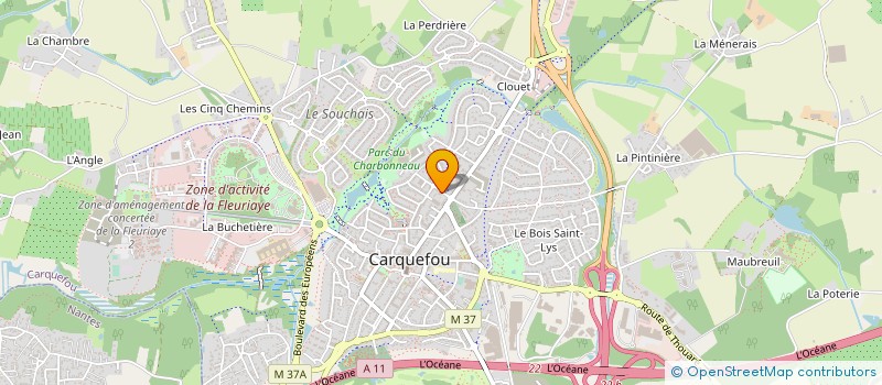 localisation de l'entreprise MADAME FANNY JOSEPH à CARQUEFOU