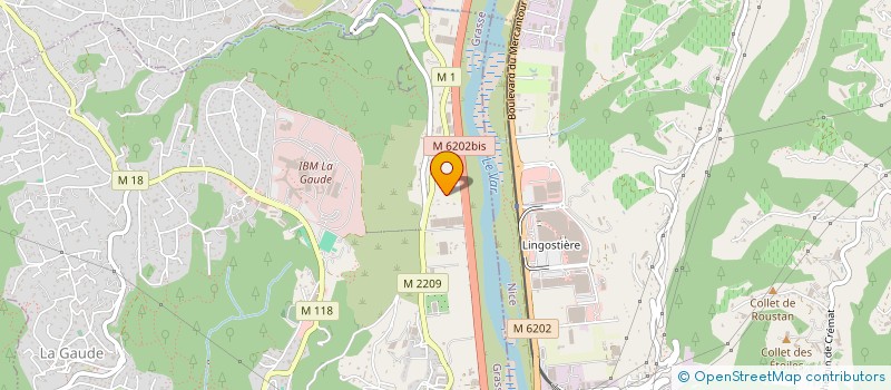 localisation de l'entreprise MADAME FANNY JOSSIEN  LA GAUDE