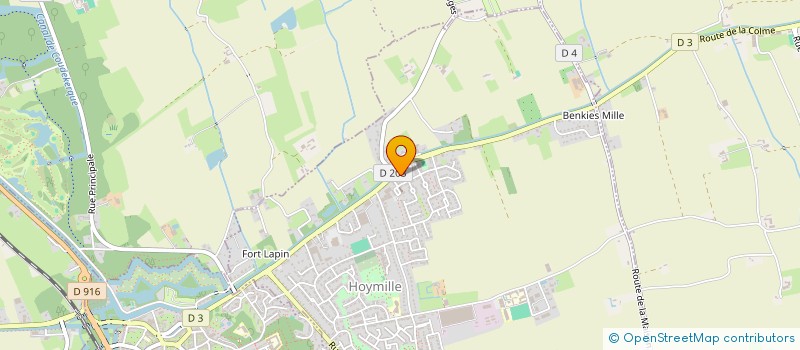 localisation de l'entreprise MADAME FANNY JOURNEAUX  HOYMILLE