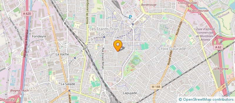 localisation de l'entreprise MADAME FANNY JOUSSET à TOULOUSE