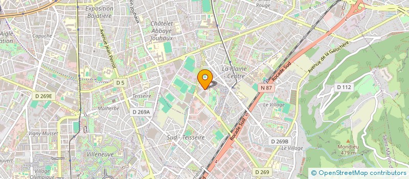 localisation de l'entreprise MADAME FANNY JULIE FONTAINE  SAINT-MARTIN-D'HERES