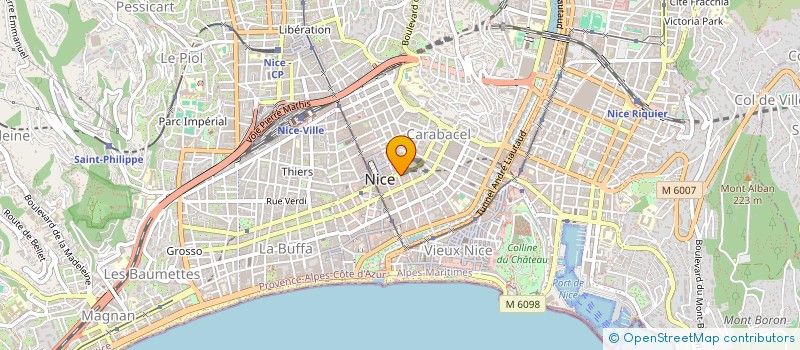 localisation de l'entreprise MADAME FANNY JULIEN  NICE