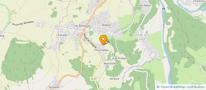localisation de l'entreprise MADAME FANNY JUSSAC à CUSSAC-SUR-LOIRE