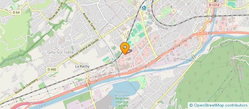 localisation de l'entreprise MADAME FANNY KARMANN  ALBERTVILLE