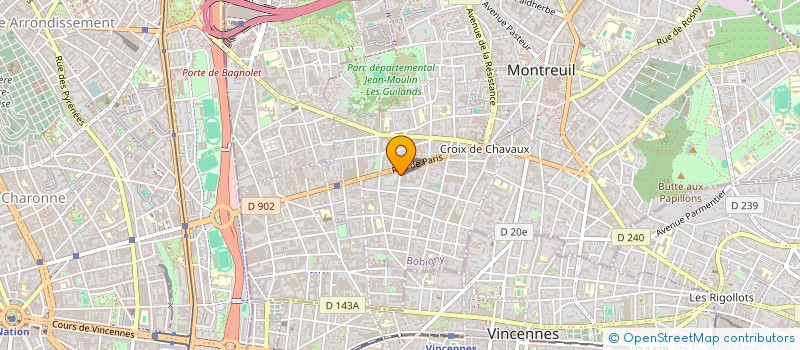 localisation de l'entreprise MADAME FANNY KATZ à MONTREUIL