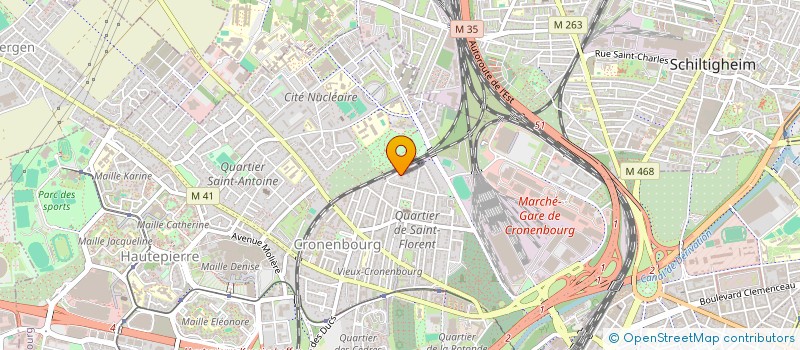 localisation de l'entreprise MADAME FANNY KLUTCHKO à STRASBOURG