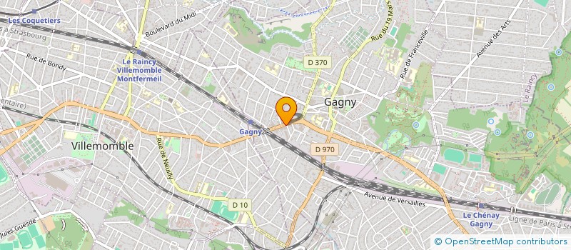 localisation de l'entreprise MADAME FANNY KOBUSINSKI à GAGNY