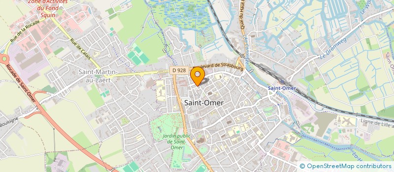 localisation de l'entreprise MADAME FANNY KSIAZEK  SAINT-OMER