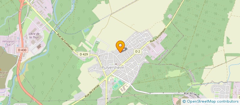 localisation de l'entreprise MADAME FANNY KUHN  PULVERSHEIM