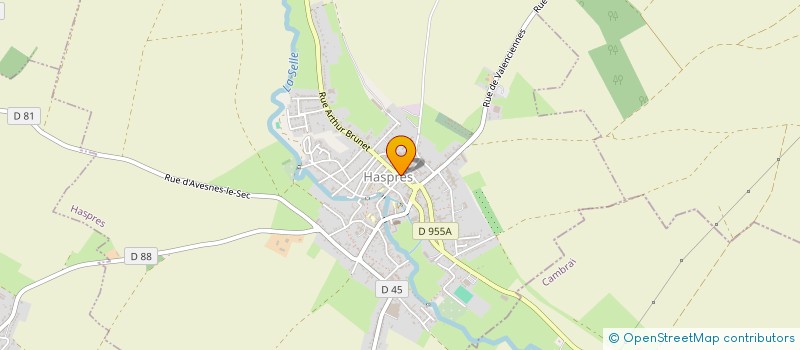 localisation de l'entreprise MADAME FANNY L'ECLUSE  HASPRES