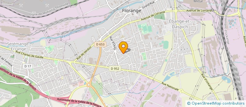 localisation de l'entreprise MADAME FANNY LABBE  FLORANGE