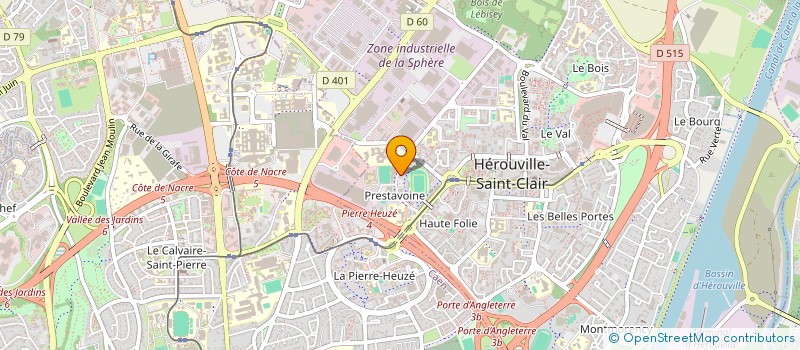 localisation de l'entreprise MADAME FANNY LACAINE à HEROUVILLE-SAINT-CLAIR