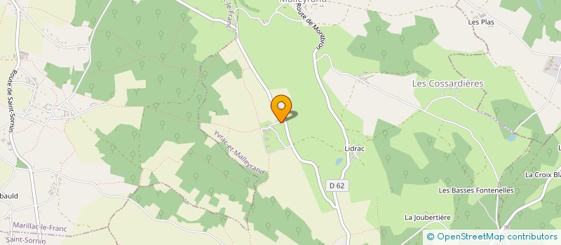 localisation de l'entreprise MADAME FANNY LACOURARIE à YVRAC-ET-MALLEYRAND