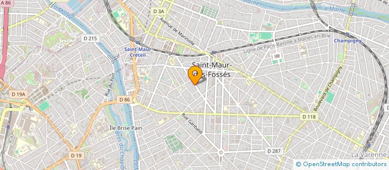 localisation de l'entreprise MADAME FANNY LACROIX à SAINT-MAUR-DES-FOSSES