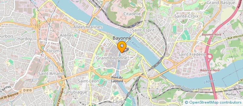 localisation de l'entreprise MADAME FANNY LAGUETTE à BAYONNE