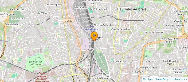 localisation de l'entreprise MADAME FANNY LAHAYE  FAY-AUX-LOGES