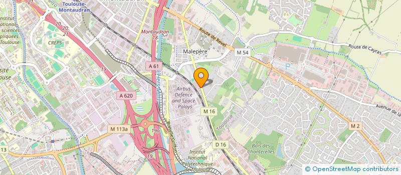 localisation de l'entreprise MADAME FANNY LALANNE  TOULOUSE