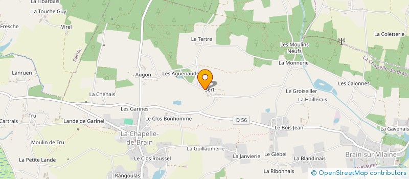 localisation de l'entreprise MADAME FANNY LAMBERT  LA CHAPELLE-DE-BRAIN