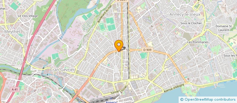 localisation de l'entreprise MADAME FANNY LAMIRAUX à ANNECY