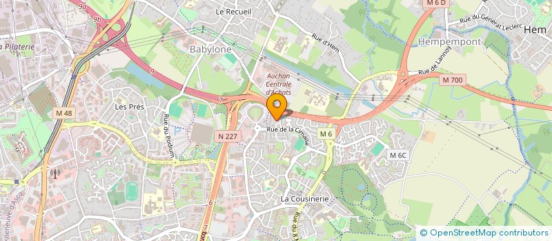 localisation de l'entreprise MADAME FANNY LANGLIN  MONTIGNY-EN-OSTREVENT