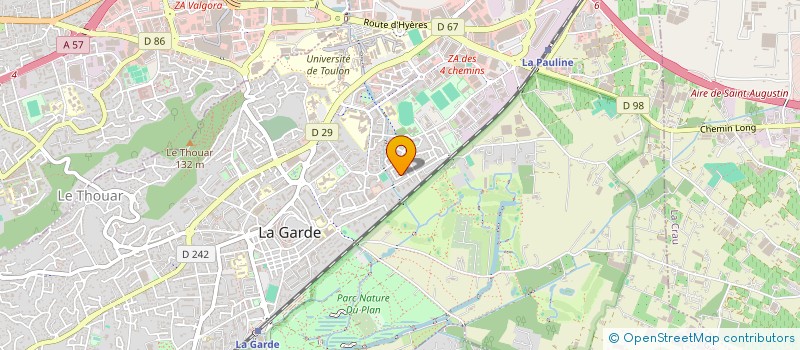 localisation de l'entreprise MADAME FANNY LANGLOIS  LA GARDE