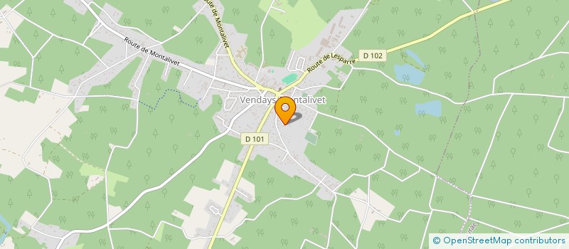 localisation de l'entreprise MADAME FANNY LAPORTE  VENDAYS-MONTALIVET