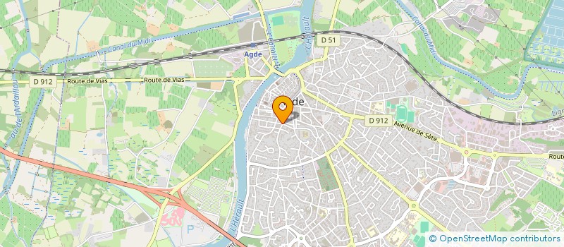 localisation de l'entreprise MADAME FANNY-LARA TALUT  AGDE