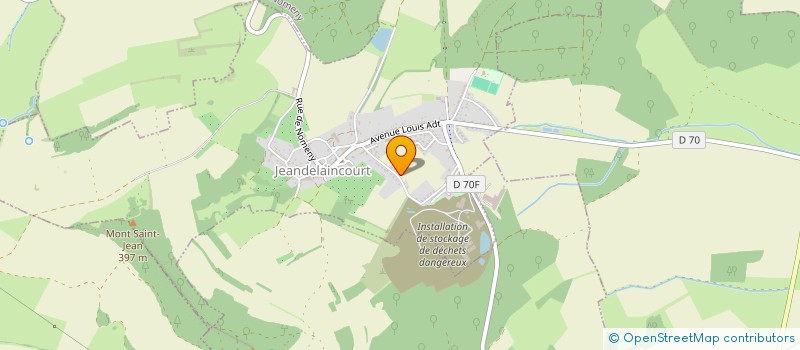 localisation de l'entreprise MADAME FANNY LARGES  JEANDELAINCOURT