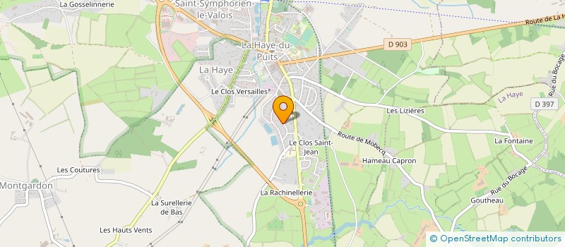 localisation de l'entreprise MADAME FANNY LARONCHE  GRANVILLE