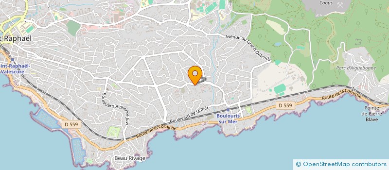 localisation de l'entreprise MADAME FANNY LARVOR  SAINT-RAPHAEL