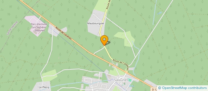 localisation de l'entreprise MADAME FANNY LASSAGNE  SALAUNES
