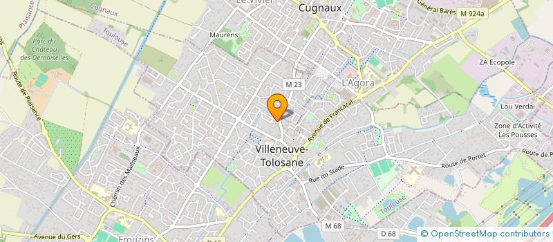 localisation de l'entreprise MADAME FANNY LATOUR à VILLENEUVE-TOLOSANE