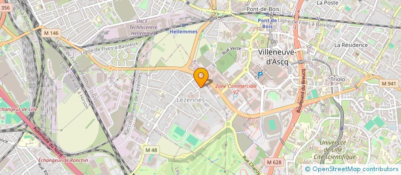 localisation de l'entreprise MADAME FANNY LATRY  LEZENNES