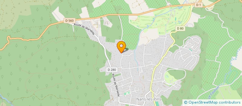 localisation de l'entreprise MADAME FANNY LAUBLET  NANS-LES-PINS