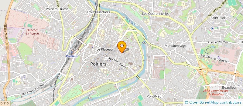 localisation de l'entreprise MADAME FANNY LAUGIER  POITIERS