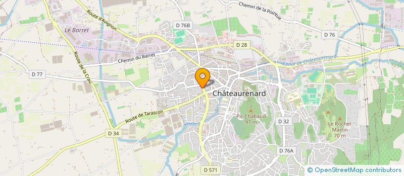 localisation de l'entreprise MADAME FANNY LAUGIER  CHATEAURENARD