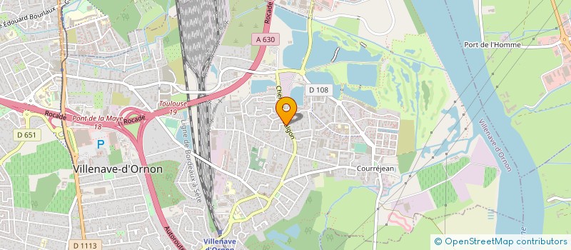 localisation de l'entreprise MADAME FANNY LAURENT  VILLENAVE-D'ORNON