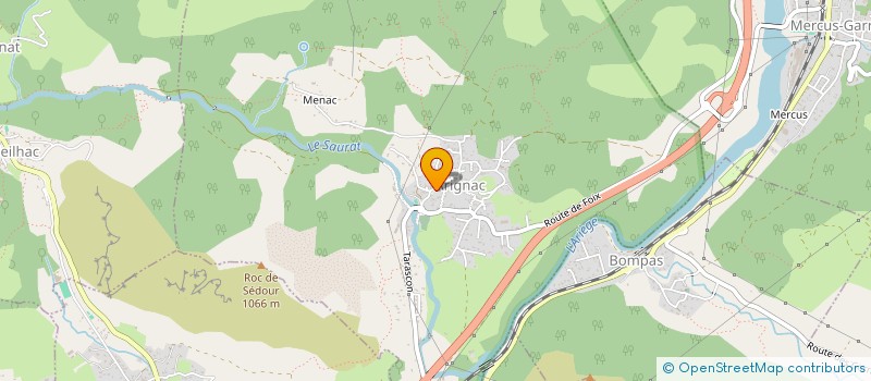 localisation de l'entreprise MADAME FANNY LAURENT à TARASCON-SUR-ARIEGE